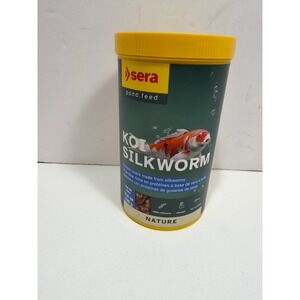 Sera Koi Silkworm Nature Pond Fish Feed High Protein Snack 11.6oz 330g 1000ml